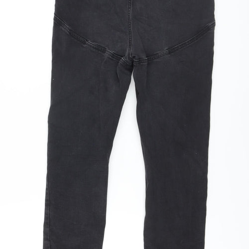 ASOS Womens Grey Cotton Skinny Jeans Size 32 in L30 in Regular Button