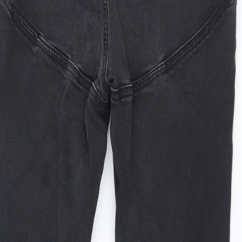 ASOS Womens Grey Cotton Skinny Jeans Size 32 in L30 in Regular Button