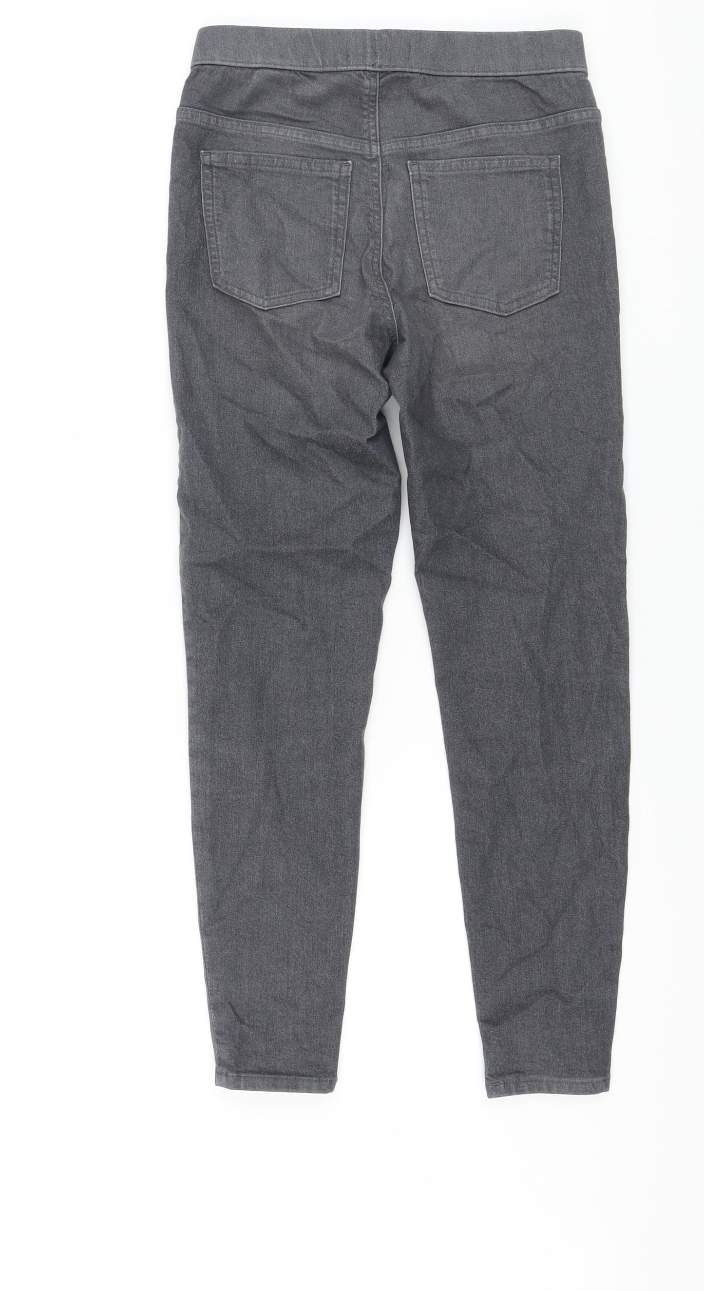 Marks and Spencer Womens Green Cotton Jegging Jeans Size 8 L26 in Regular