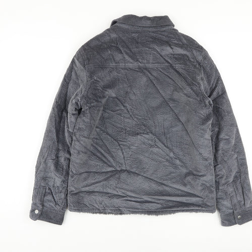 Marks and Spencer Boys Grey Jacket Size 12-13 Years Snap