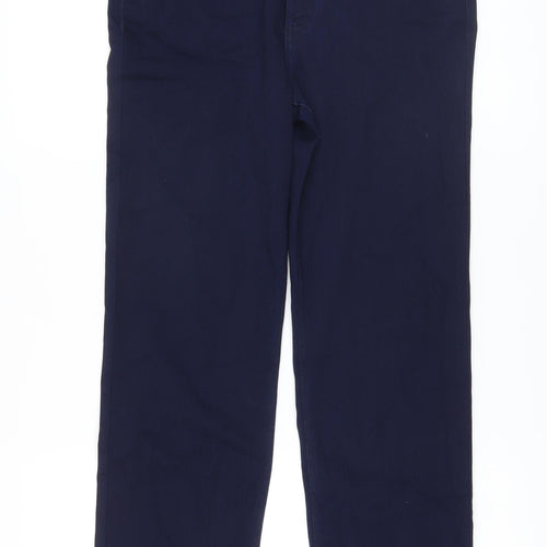 Marks and Spencer Womens Blue Cotton Jegging Jeans Size 12 L28 in Regular