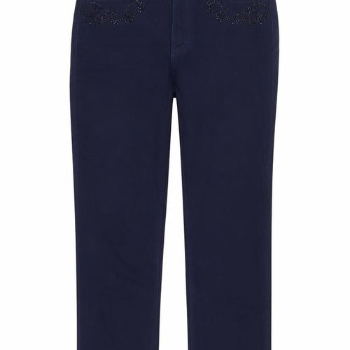 Marks and Spencer Womens Blue Cotton Jegging Jeans Size 12 L28 in Regular