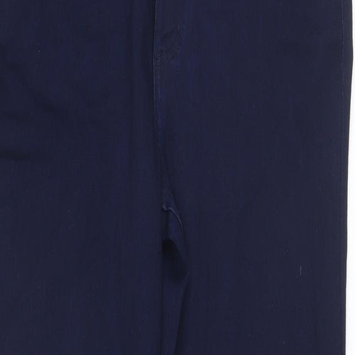 Marks and Spencer Womens Blue Cotton Jegging Jeans Size 12 L28 in Regular