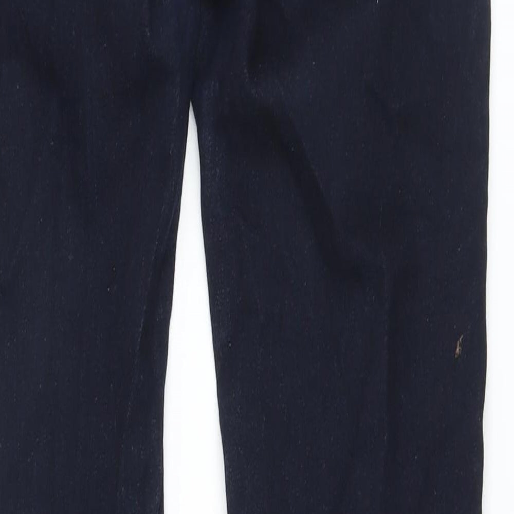 Levi's Womens Blue Cotton Straight Jeans Size 29 in L30 in Regular Button