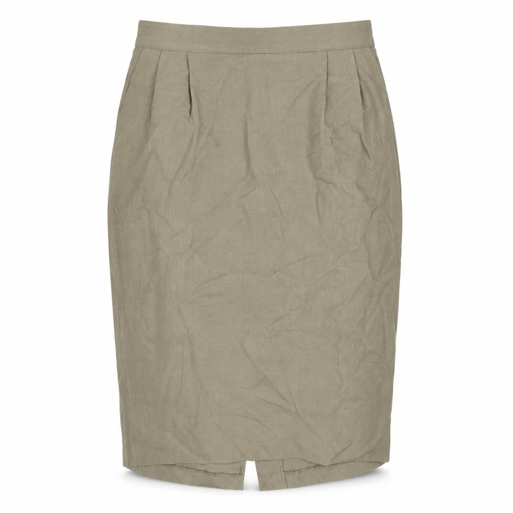 Sag Harbor Womens Green Polyester Straight & Pencil Skirt Size 12 Zip