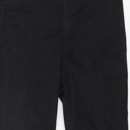 Soyaconcept Womens Black Cotton Jegging Jeans Size 10 L28 in Regular