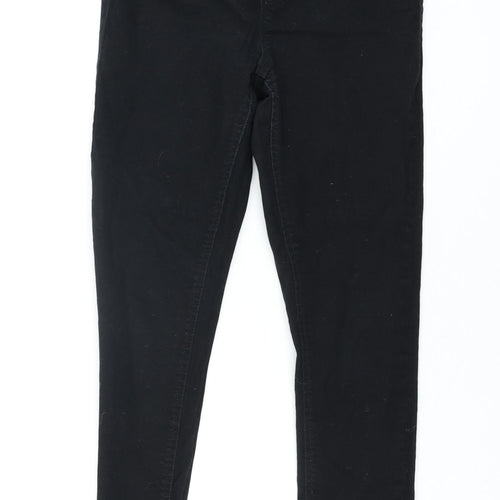 New Look Womens Black Cotton Jegging Jeans Size 12 L26 in Regular