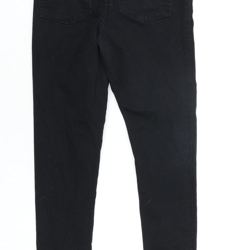 New Look Womens Black Cotton Jegging Jeans Size 12 L26 in Regular