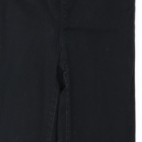 New Look Womens Black Cotton Jegging Jeans Size 12 L26 in Regular