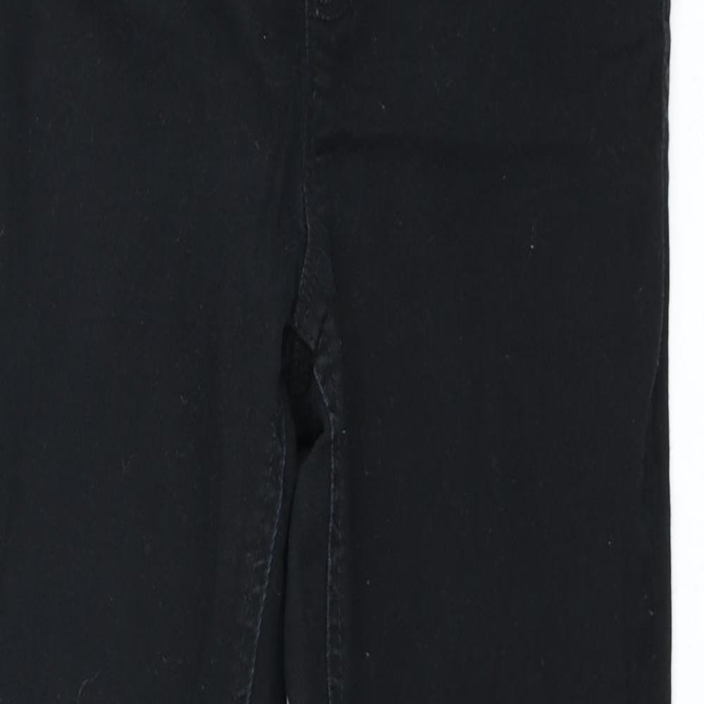 New Look Womens Black Cotton Jegging Jeans Size 12 L26 in Regular