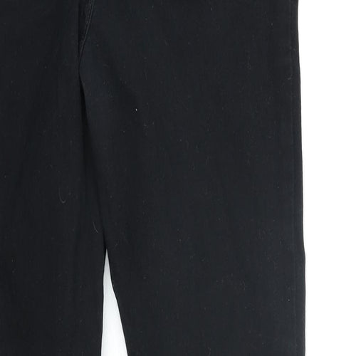New Look Womens Black Cotton Jegging Jeans Size 12 L26 in Regular