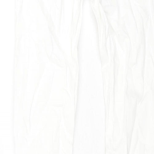 Mexx Womens White Cotton Straight Jeans Size 10 L31 in Regular Zip