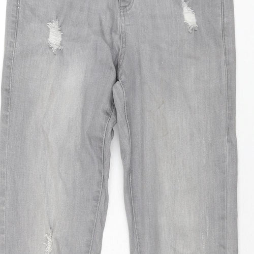 Denim & Co. Womens Green Cotton Skinny Jeans Size 6 L27 in Regular Zip