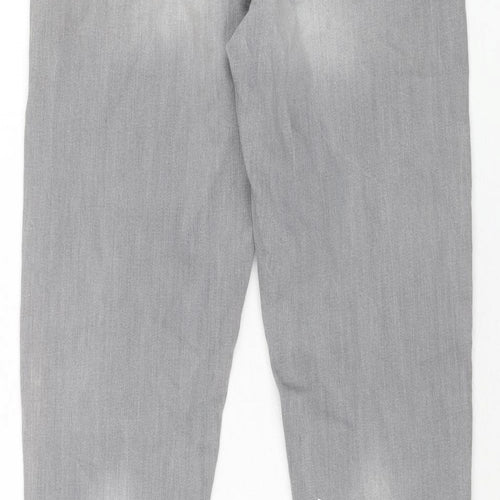Denim & Co. Womens Green Cotton Skinny Jeans Size 6 L27 in Regular Zip