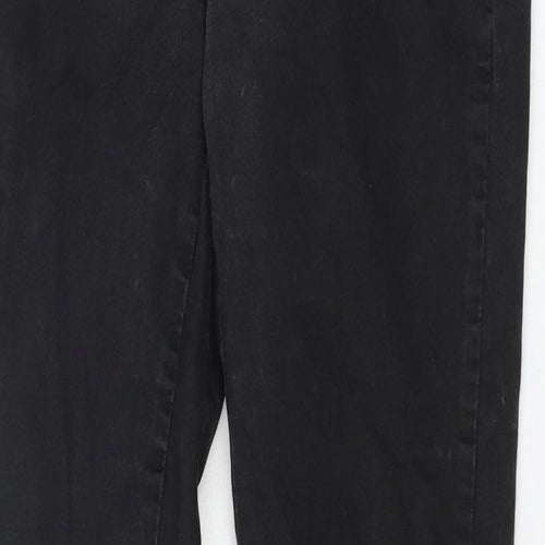 Boohoo Mens Grey Cotton Skinny Jeans Size 30 in L32 in Regular Zip