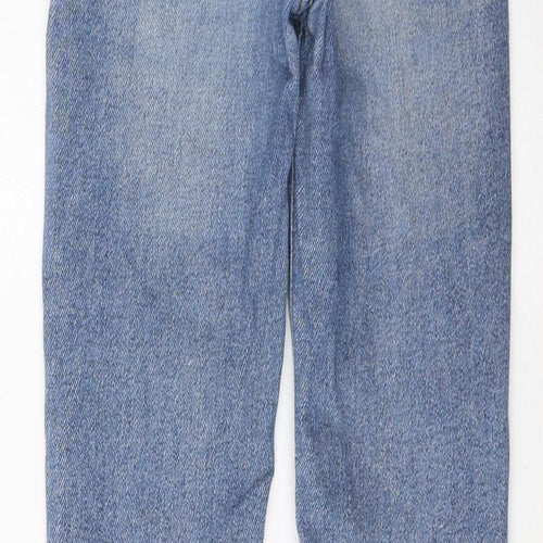 River Island Womens Blue Cotton Skinny Jeans Size 6 L27 in Regular Zip - Pockets