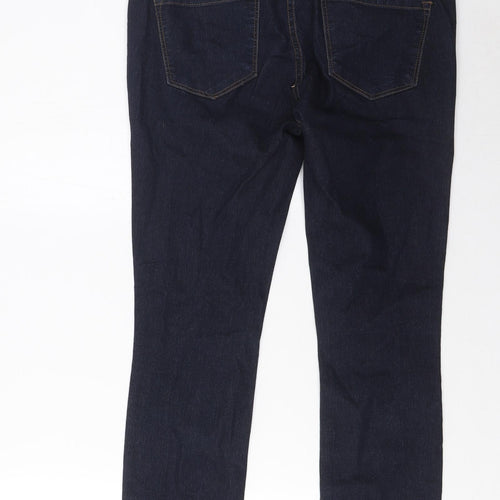 New Look Womens Blue Cotton Skinny Jeans Size 10 L30 in Regular