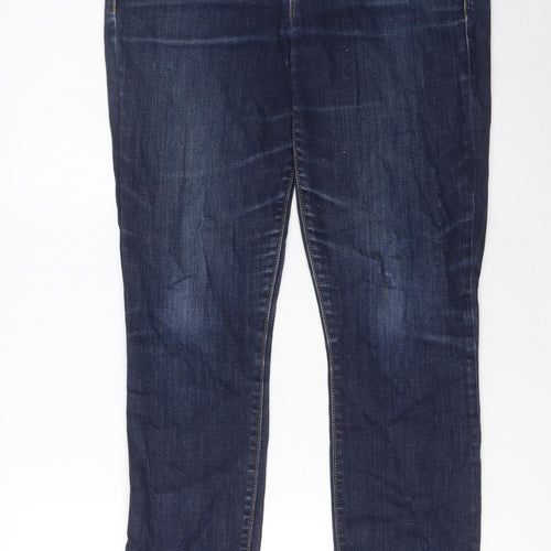 Gap Mens Blue Cotton Skinny Jeans Size 30 in L30 in Regular Zip - Pockets