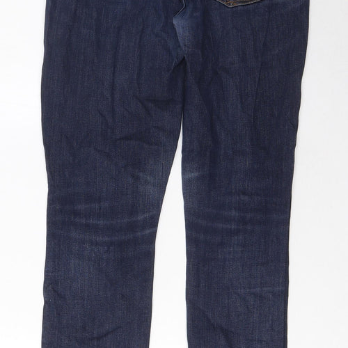 Gap Mens Blue Cotton Skinny Jeans Size 30 in L30 in Regular Zip - Pockets