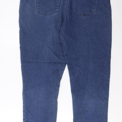 M&Co Womens Blue Cotton Jegging Jeans Size 16 L28 in Regular