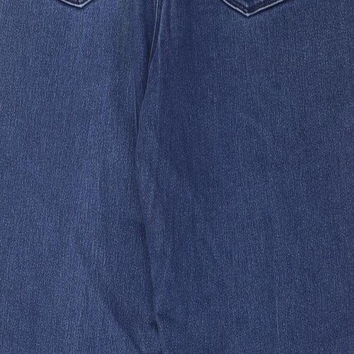 M&Co Womens Blue Cotton Jegging Jeans Size 16 L28 in Regular