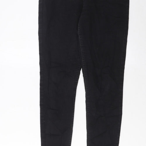 Marks and Spencer Womens Black Cotton Jegging Jeans Size 10 L28 in Regular