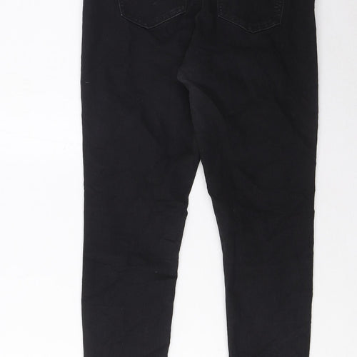 Marks and Spencer Womens Black Cotton Jegging Jeans Size 10 L28 in Regular