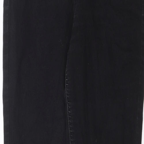 Marks and Spencer Womens Black Cotton Jegging Jeans Size 10 L28 in Regular