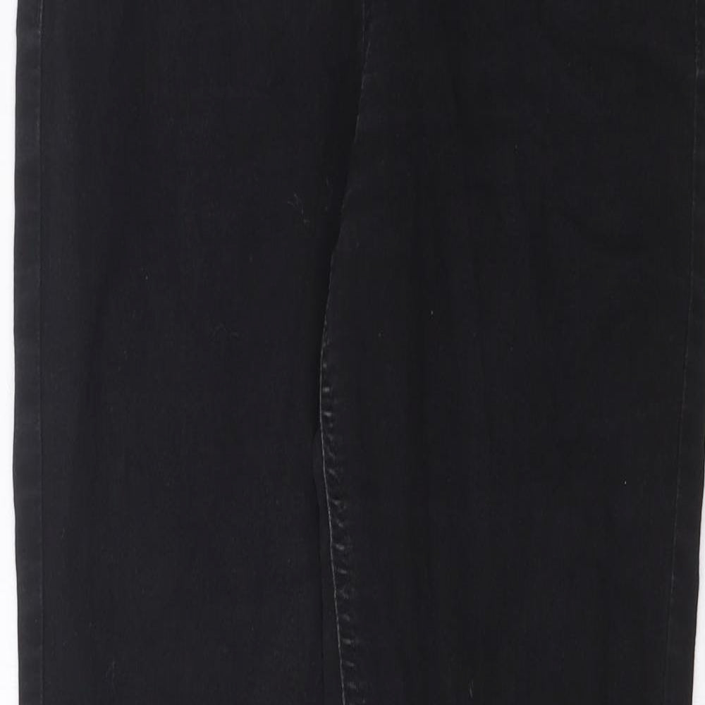 Marks and Spencer Womens Black Cotton Jegging Jeans Size 10 L28 in Regular