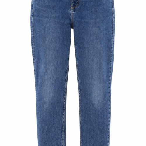 Weekday Womens Blue Cotton Straight Jeans Size 25 in L30 in Regular Zip - Pockets