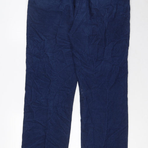 Levi's Mens Blue Cotton Trousers Size 33 in L30 in Regular Zip - Pockets
