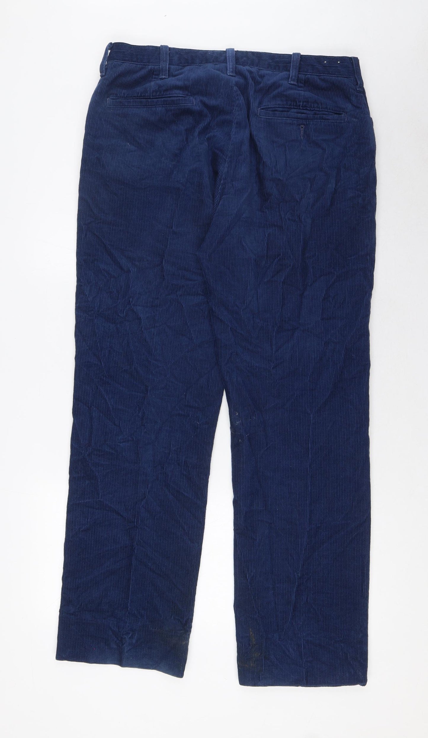 Levi's Mens Blue Cotton Trousers Size 33 in L30 in Regular Zip - Pockets