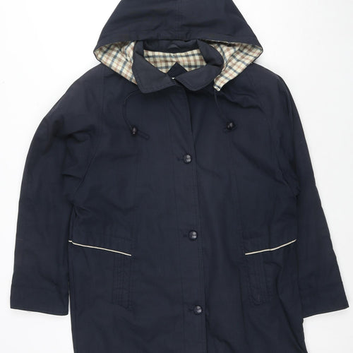 Amari Womens Blue Jacket Size M Button