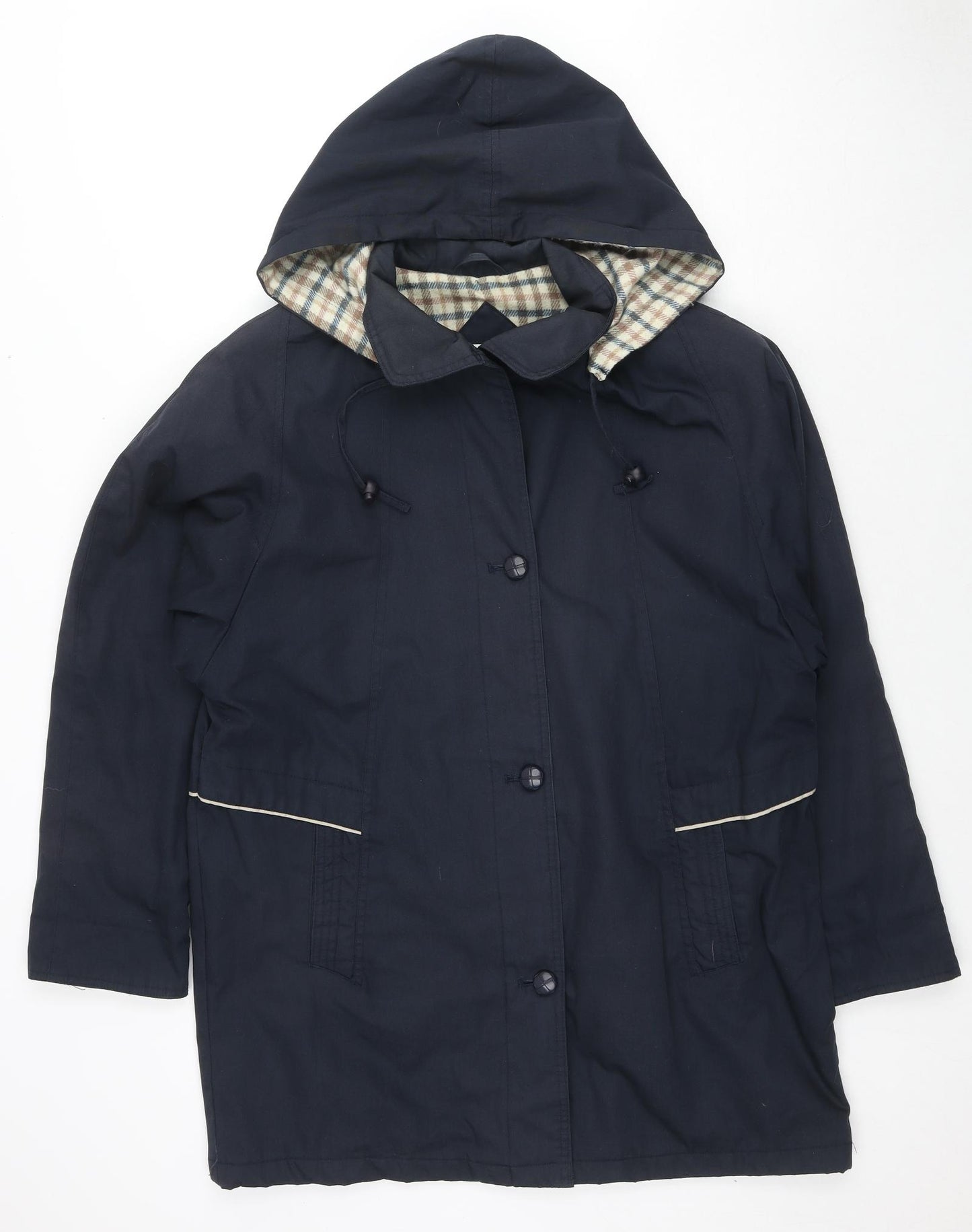 Amari Womens Blue Jacket Size M Button