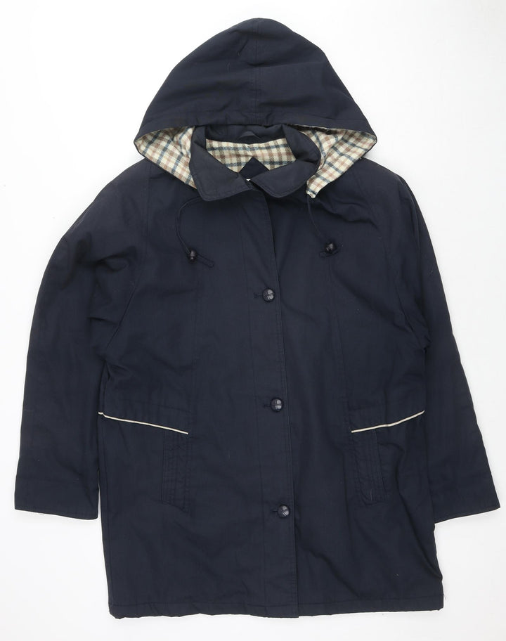 Amari Womens Blue Jacket Size M Button