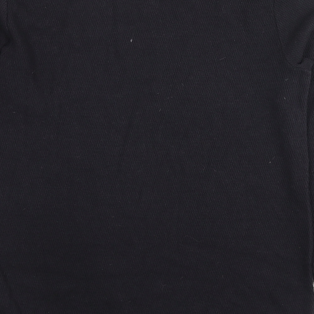 Hollister Mens Black Round Neck Cotton Pullover Jumper Size S Long Sleeve