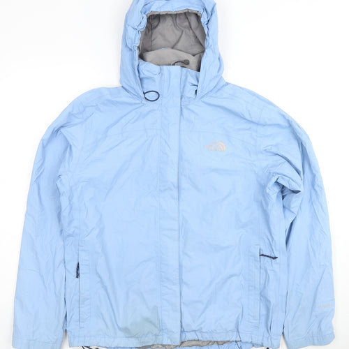 The North Face Womens Blue Jacket Size L Zip