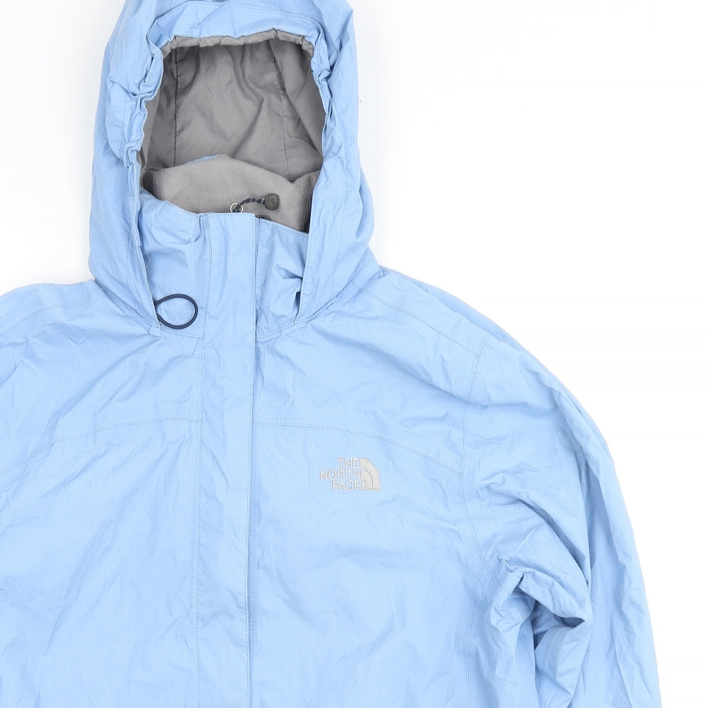 The North Face Womens Blue Jacket Size L Zip