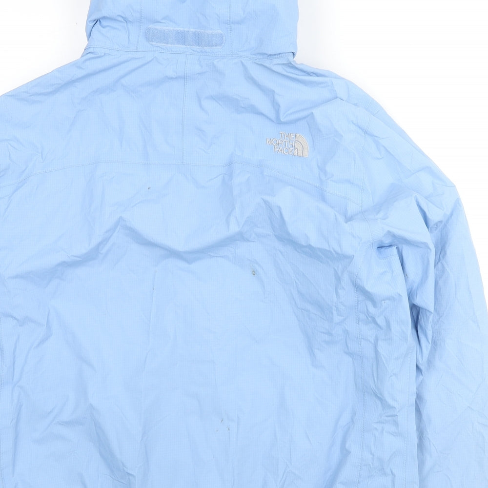 The North Face Womens Blue Jacket Size L Zip