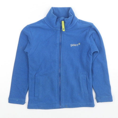 Gelert Boys Blue Polyester Full Zip Sweatshirt Size 5-6 Years Zip