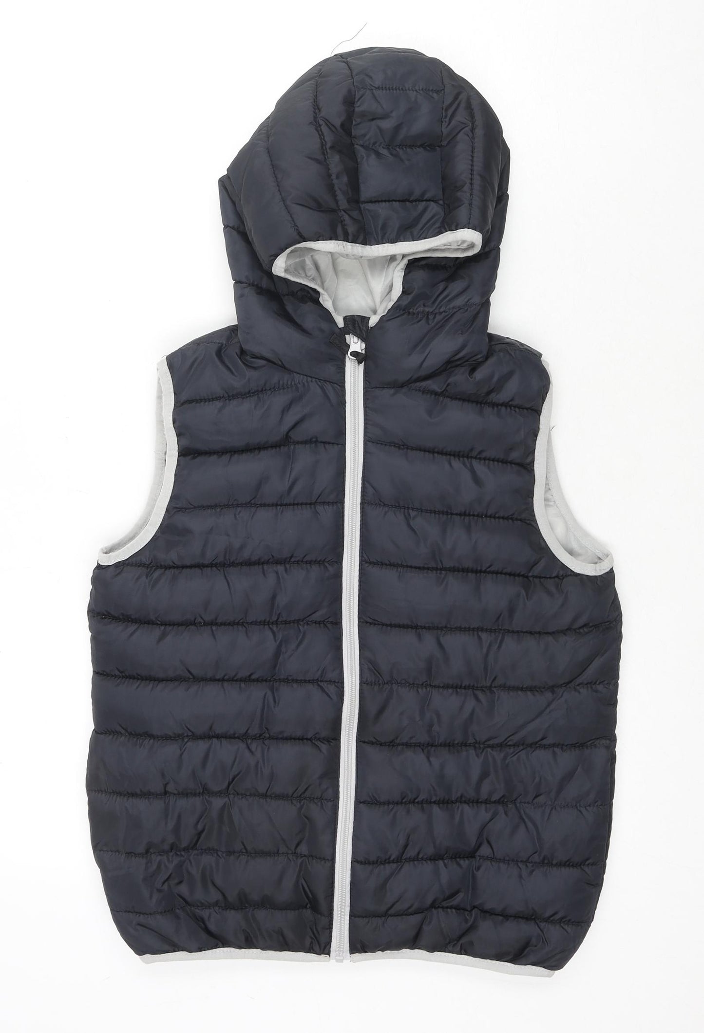Y.F.K Outdoor Boys Black Gilet Waistcoat Size 11-12 Years Zip