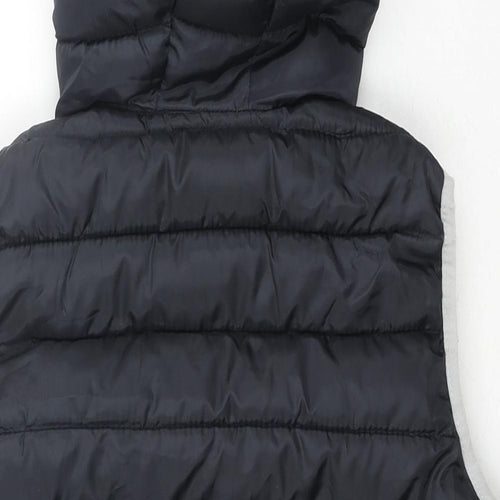 Y.F.K Outdoor Boys Black Gilet Waistcoat Size 11-12 Years Zip