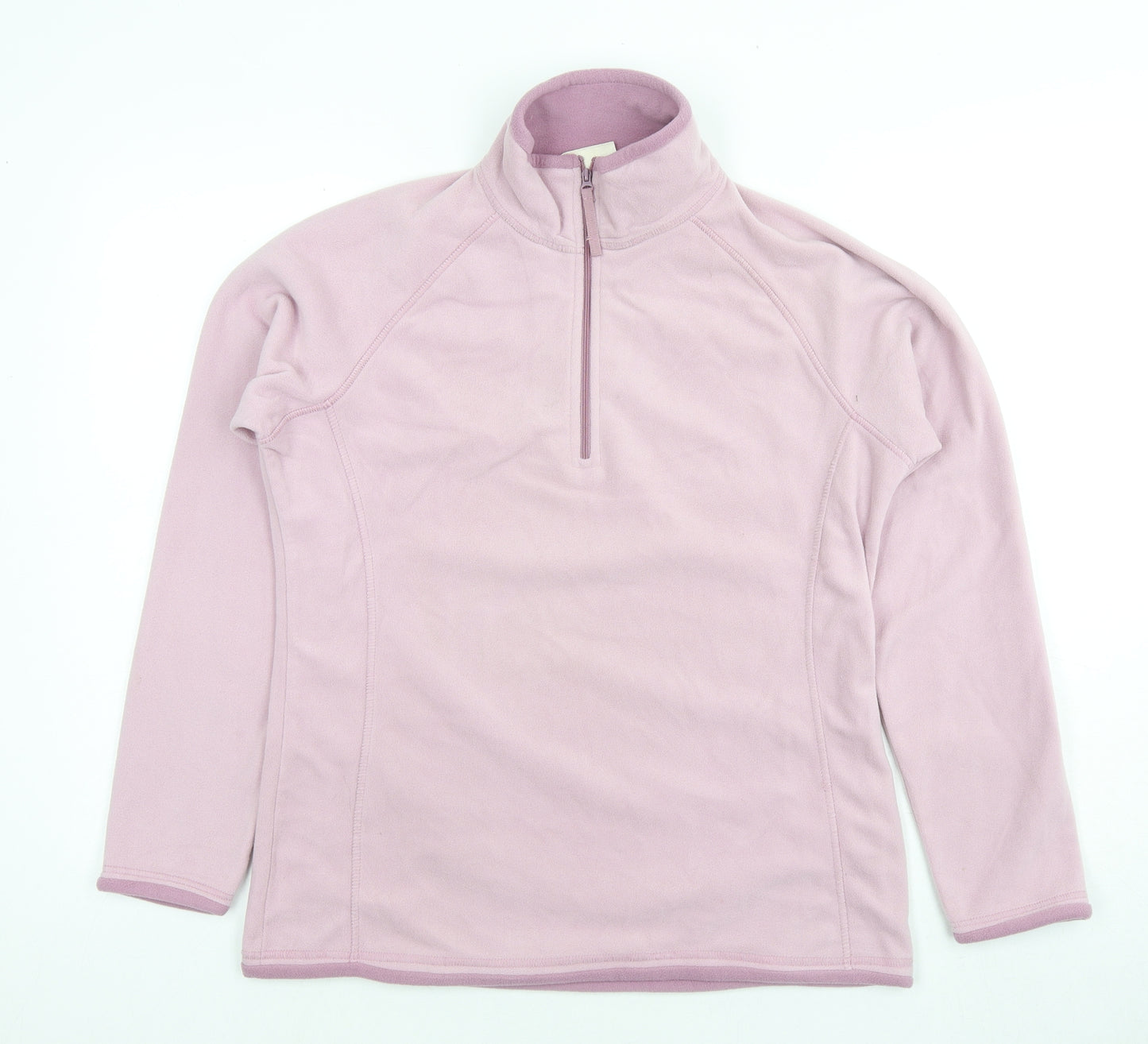 Mountain Warehouse Womens Pink Polyester Pullover Sweatshirt Size 14 Pullover