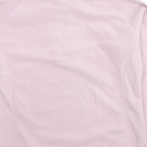 Mountain Warehouse Womens Pink Polyester Pullover Sweatshirt Size 14 Pullover