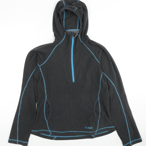 RAB Womens Grey Polyester Pullover Hoodie Size 10 Pullover