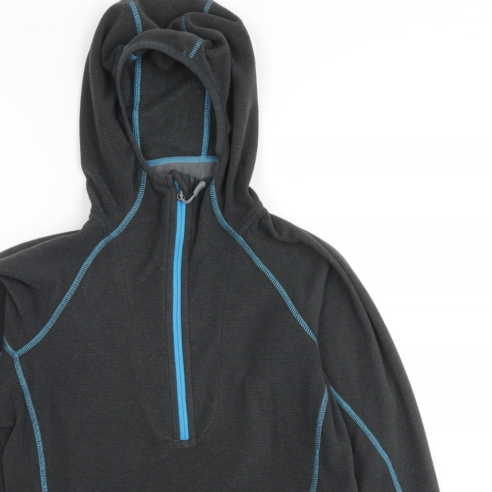 RAB Womens Grey Polyester Pullover Hoodie Size 10 Pullover