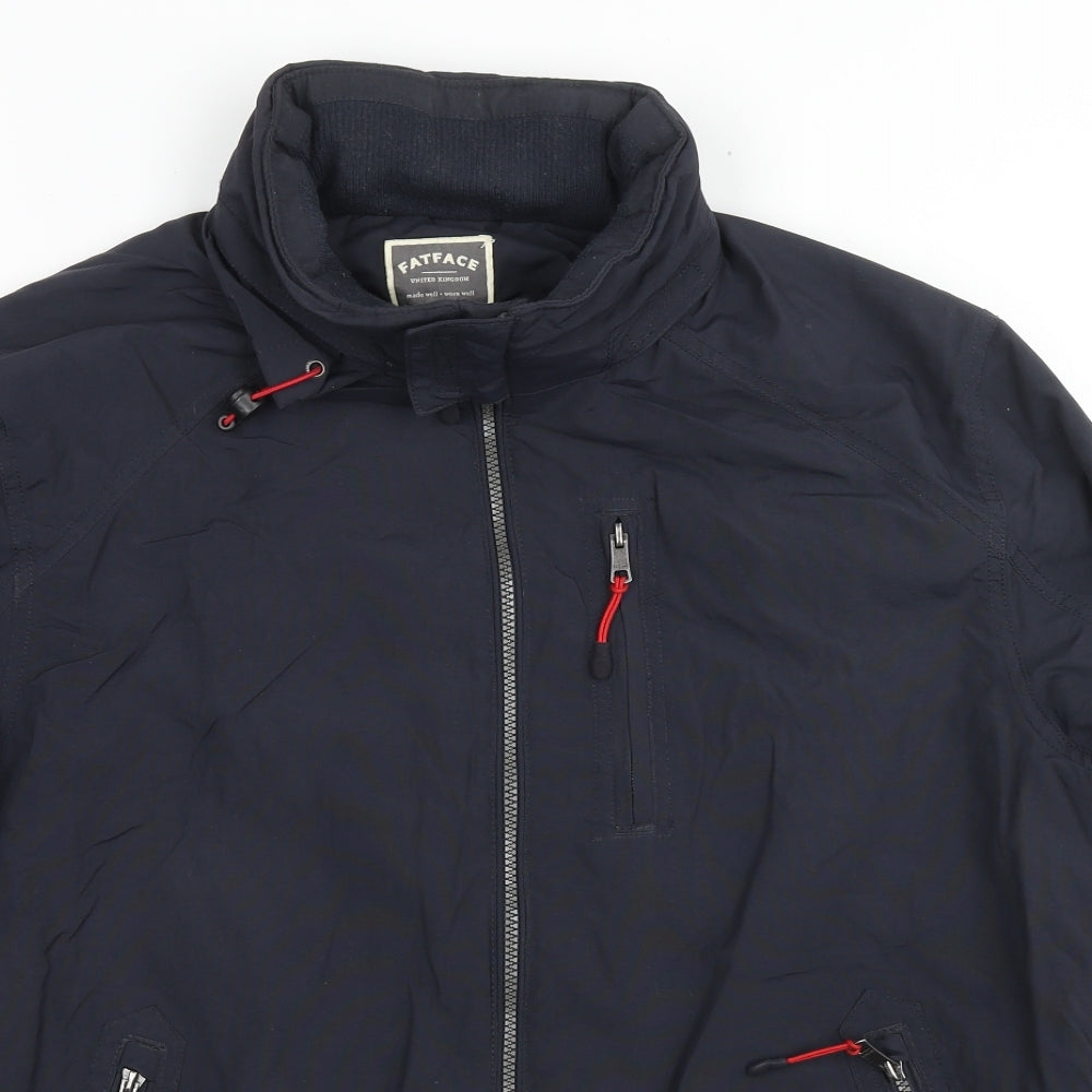 Fat Face Mens Blue Jacket Size XL Zip