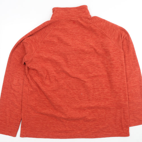 Mountain Warehouse Mens Orange Polyester Pullover Sweatshirt Size XL