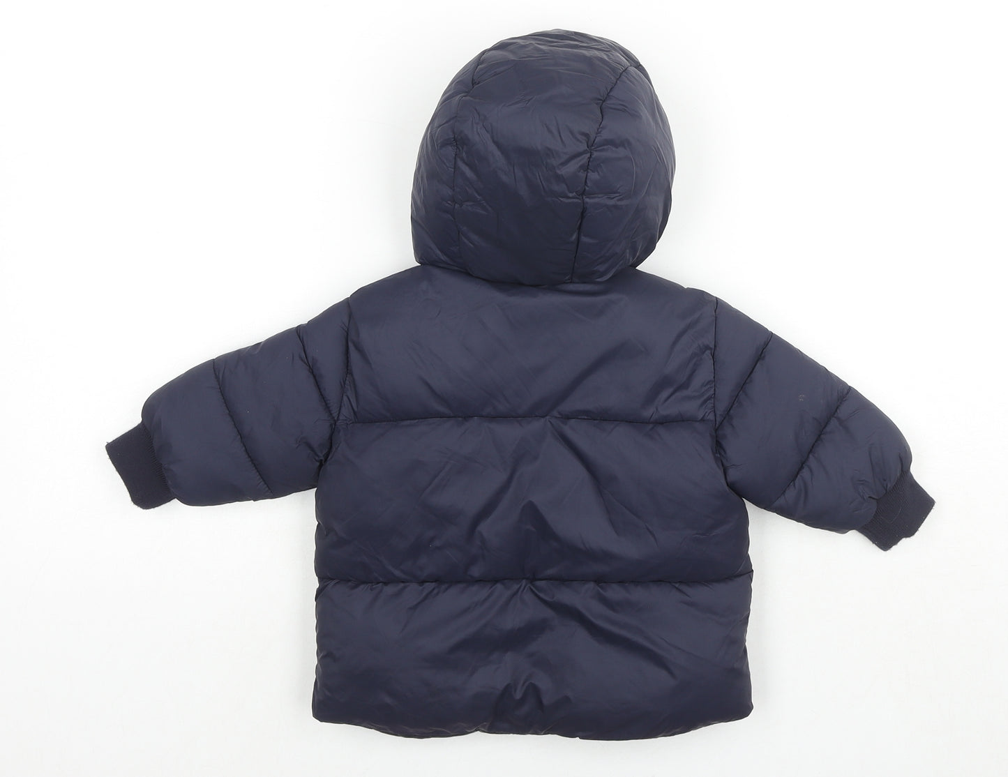 Zara Boys Blue Puffer Jacket Jacket Size 3-6 Months Zip