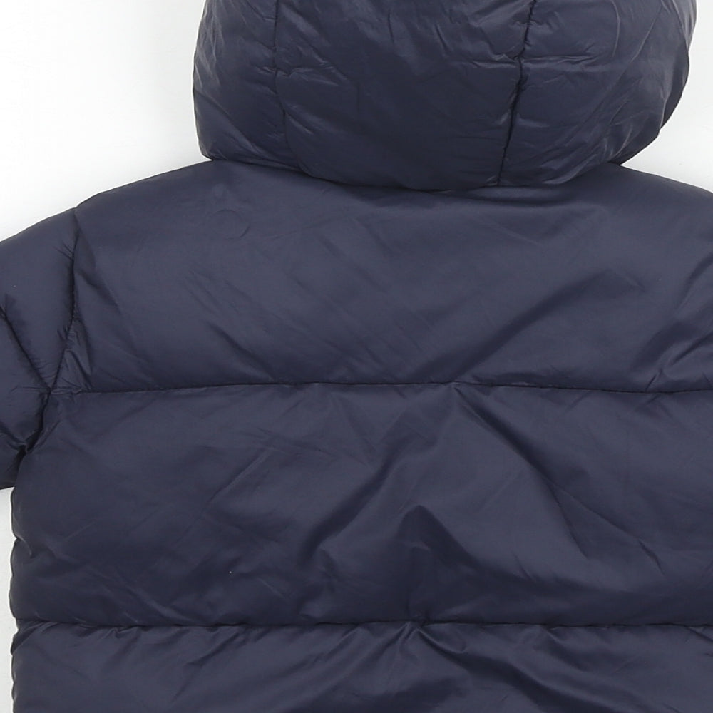 Zara Boys Blue Puffer Jacket Jacket Size 3-6 Months Zip